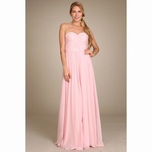 1411 Ice Pink Pleated Dress